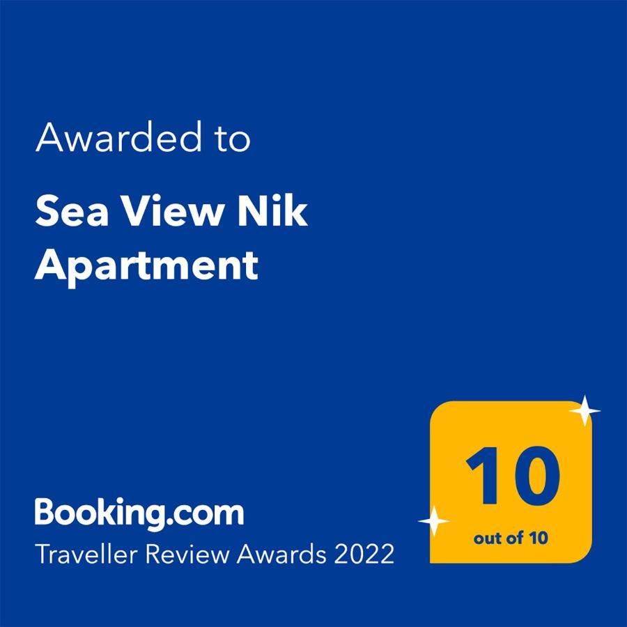 Sea View Nik Apartment Durres Bagian luar foto