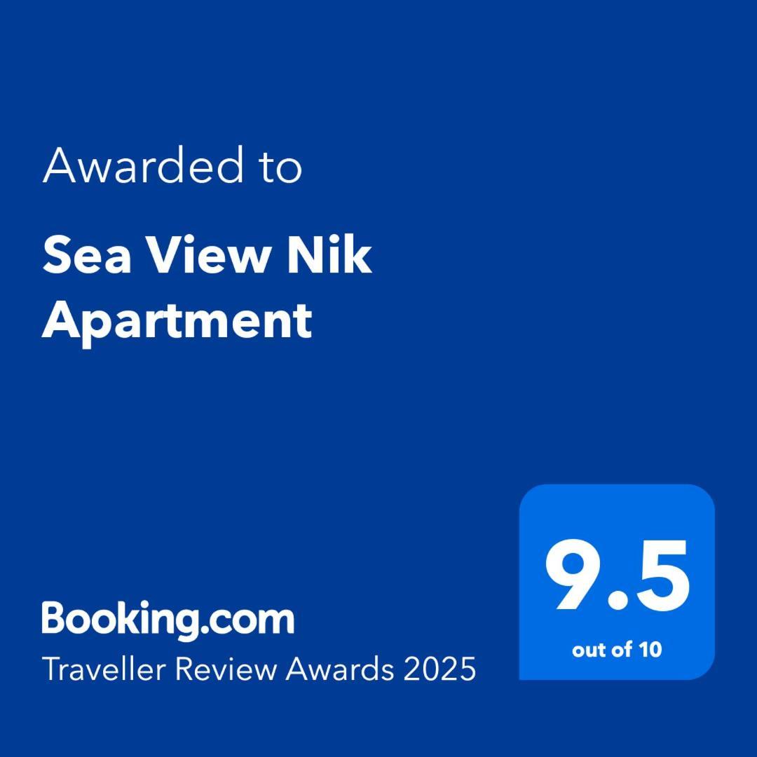 Sea View Nik Apartment Durres Bagian luar foto